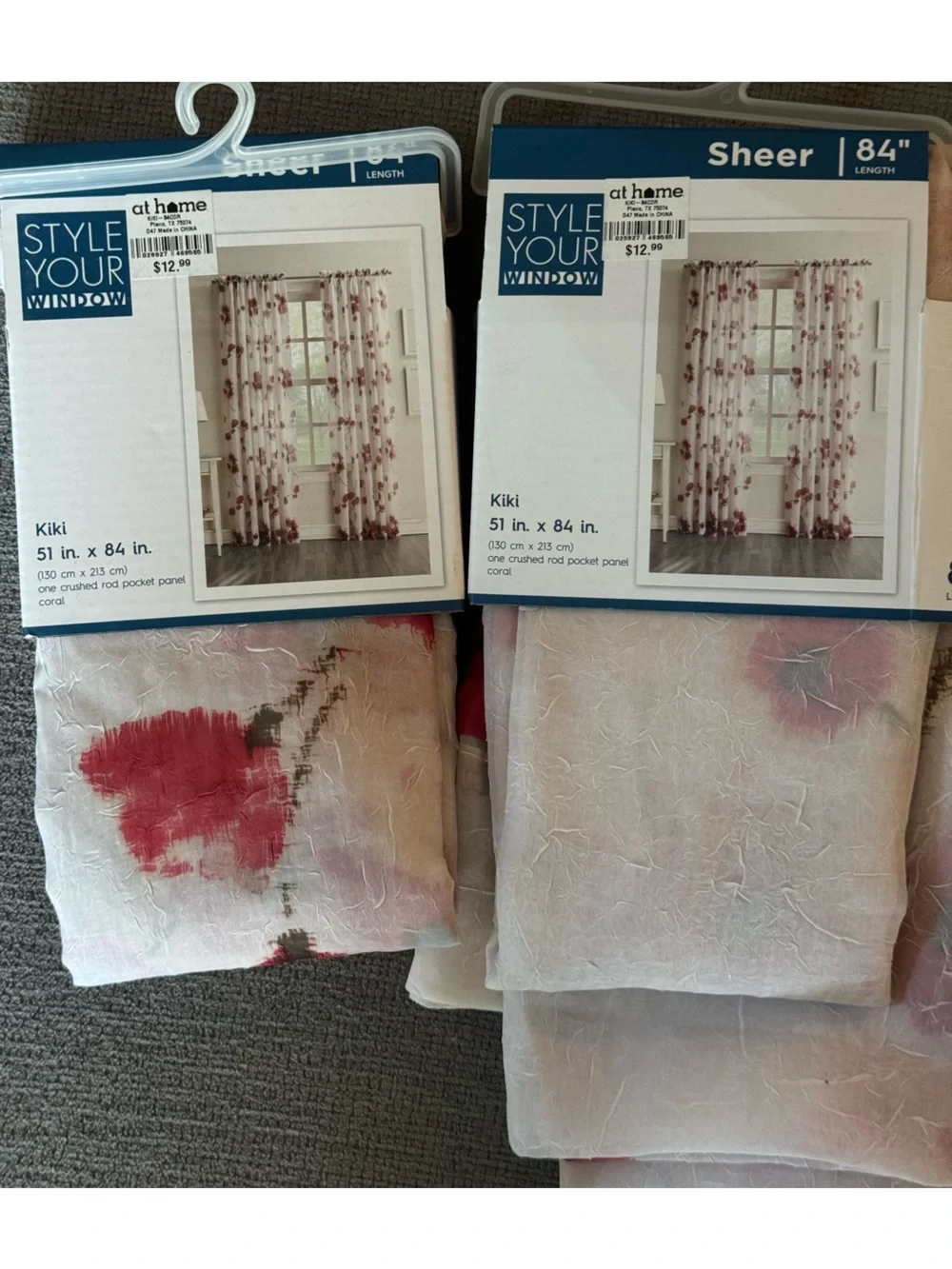 New curtain set of 2